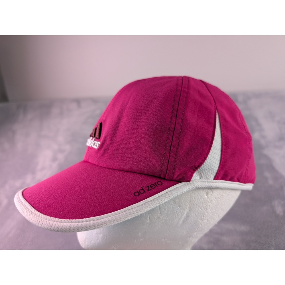 Adidas Adizero Climacool Womens Running Hat Pink White Adjustable Cap C118 - Picture 2 of 8